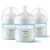 Avent - Mamadeira Natural 3Pk com bico de resposta natural, azul, 4 onças