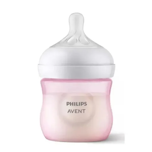Avent - Mamadeira Natural Rosa Conjunto de Presentes para Bebês com Aconchego