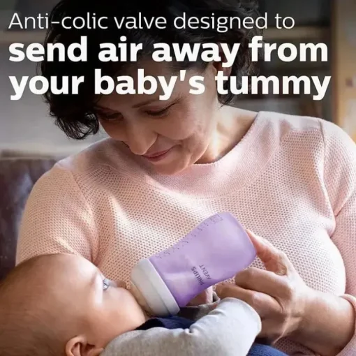 Avent - Mamadeira Natural Roxo Conjunto de Presentes para Bebês