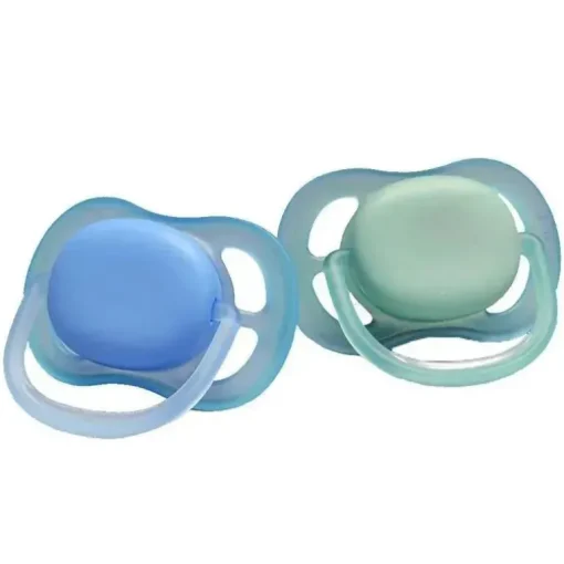 Avent 2 Pack Nova Chupeta Ultra Air 6-18M Estojo Misto - Cores Podem Variar