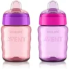 Avent - 2Pk My Easy Sippy Cup, Rosa/Roxo, 9oz