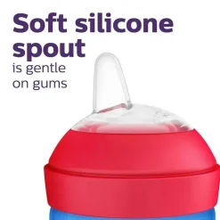 Avent - 2Pk My Grippy Spout Cup, Rosa/Roxo, 10oz