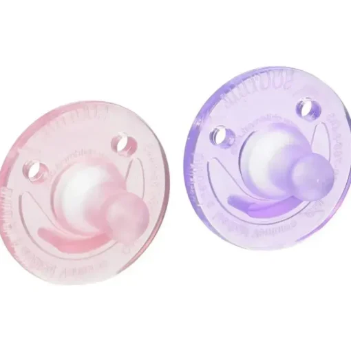 Avent - 2Pk Soothie, 0/3M, Rosa/Roxo