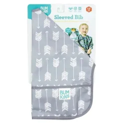 Babador de bebê Bumkins, babador de manga impermeável, flecha