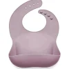 Babador de bebê de silicone Ali + Oli (lilás suave)