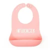 Babador de bebê de silicone Bella Tunno Influencer, rosa