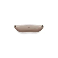 Babador de bebê de silicone Ali + Oli enrola e fica fechado (taupe)
