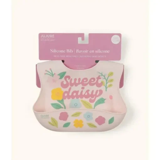 Babador de silicone Jujube, Sweet Daisy