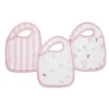 Babadores Aden + Anais 3Pk Classic Snap, Heart Breaker