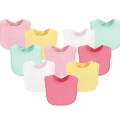 Babadores Babador Baby Vision 10 Pk, Menina Sólida