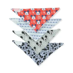 Babadores Baby King Bandana 4Pk Mickey