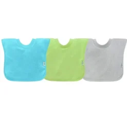 Babadores Iplay Pull-Over Stay-Dry (3Pk) - Conjunto Aqua