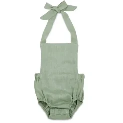Babe Basics - Macacão de bebê de verão, Sage