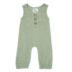 Babe Basics - Macacão de linho para bebês, Sage