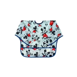 Babete com mangas Bumkins Disney, clássico Mickey Mouse