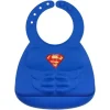Babete de silicone Bumkins Superman, 6-24 meses