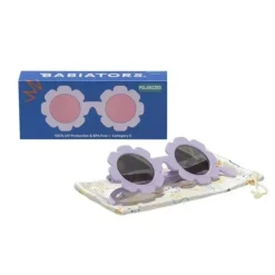 Babiators - Óculos de sol de bebê flor polarizada, íris irresistível