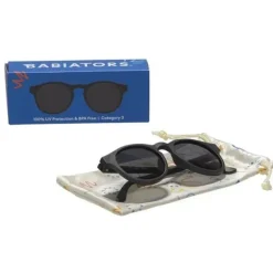 Babiators - Óculos de sol infantis Keyhole pretos, 3-5 anos