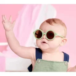 Babiators - Óculos de sol originais Euro Round para bebês, All The Rage Sage