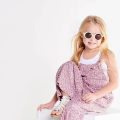 Babiators - Óculos de sol redondos Euro Sweet Cream com lentes âmbar