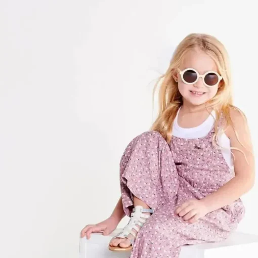 Babiators - Óculos de sol redondos Euro Sweet Cream com lentes âmbar