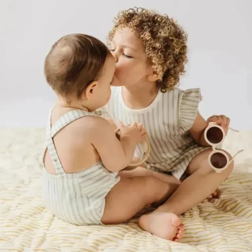 Babiators - Óculos de sol redondos Euro Sweet Cream com lentes âmbar