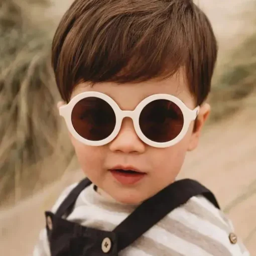 Babiators - Óculos de sol redondos Euro Sweet Cream com lentes âmbar
