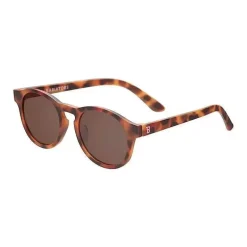Babiators/JC Sales - Óculos de sol UV em formato de fechadura infantil, totalmente tartaruga com lentes âmbar polarizadas, 3-5 anos