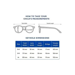 Babiators/JC Sales - Óculos de sol UV em formato de fechadura infantil, totalmente tartaruga com lentes âmbar polarizadas, 3-5 anos
