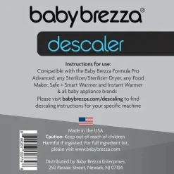 Baby Brezza - descalcificador 8 onças, solução de descalcificação universal para Baby Brezza e outros eletrodomésticos para bebês, 6 unidades