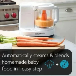 Baby Brezza - Fabricante de comida para bebê em vidro em uma etapa