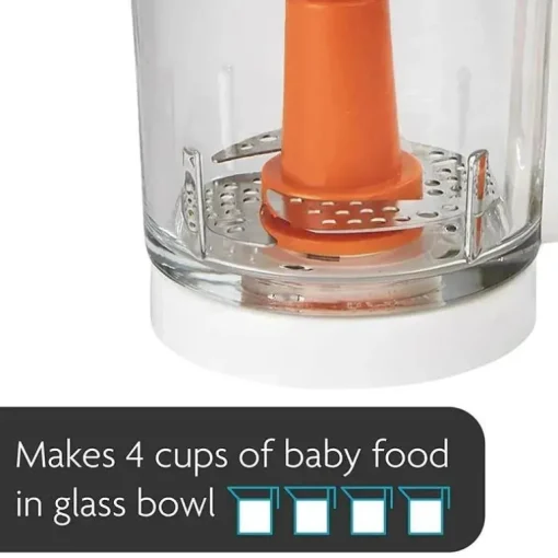 Baby Brezza - Fabricante de comida para bebê em vidro em uma etapa