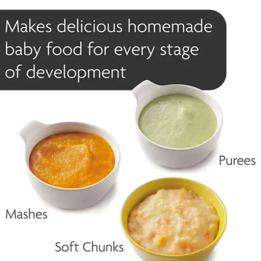 Baby Brezza - Fabricante de comida para bebê em vidro em uma etapa