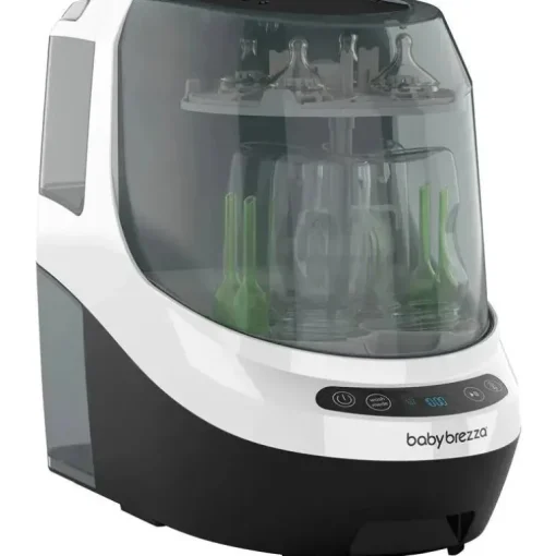 Baby Brezza - Lavadora de Mamadeiras Pro, Esterilizadora e Secadora - Branca