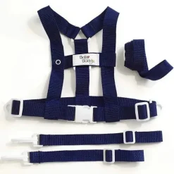 Baby Buddy - Conjunto de arnês de segurança de luxo, azul marinho