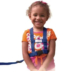 Baby Buddy - Conjunto de arnês de segurança de luxo, azul marinho