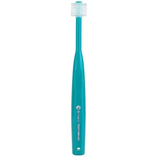 Baby Buddy - escova de dentes brilhante para crianças, azul-petróleo