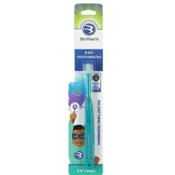 Baby Buddy - escova de dentes brilhante para crianças, azul-petróleo