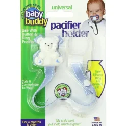 Baby Buddy - pontos de suporte de chupeta universal, azul/branco