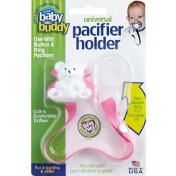 Baby Buddy - Porta Chupeta Universal, Rosa