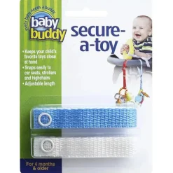 Baby Buddy - Prenda uma corda de brinquedo, azul/branco