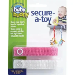 Baby Buddy - Prenda uma corda de brinquedo, rosa/branco