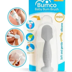 Baby Bum - Mini Pincel Aplicador de Pomada para Fraldas Cinza