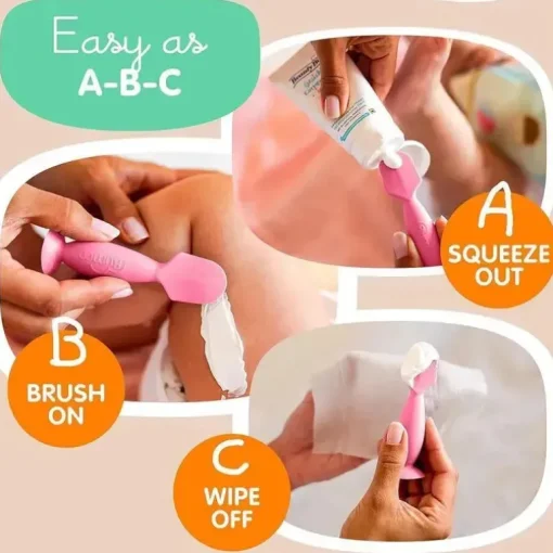 Baby Bum - Mini Pincel Aplicador de Pomada para Fraldas Rosa