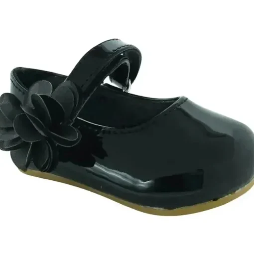 Baby Deer - Baby Gril Black Shoes Linley