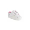 Baby Deer - Baby Twill Twill Metallic Star, White