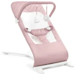 Baby Delight - Alpine Deluxe Portable Bouncer, 0-6 meses, Organic Rose