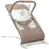 Baby Delight - Alpine Deluxe Portable Bouncer, 0-6 meses, Organic Mocha