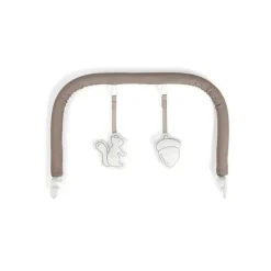 Baby Delight - Alpine Deluxe Portable Bouncer, 0-6 meses, Organic Mocha
