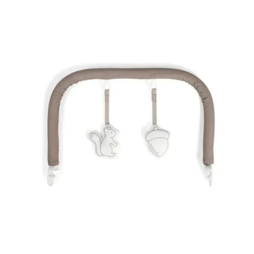Baby Delight - Alpine Deluxe Portable Bouncer, 0-6 meses, Organic Mocha